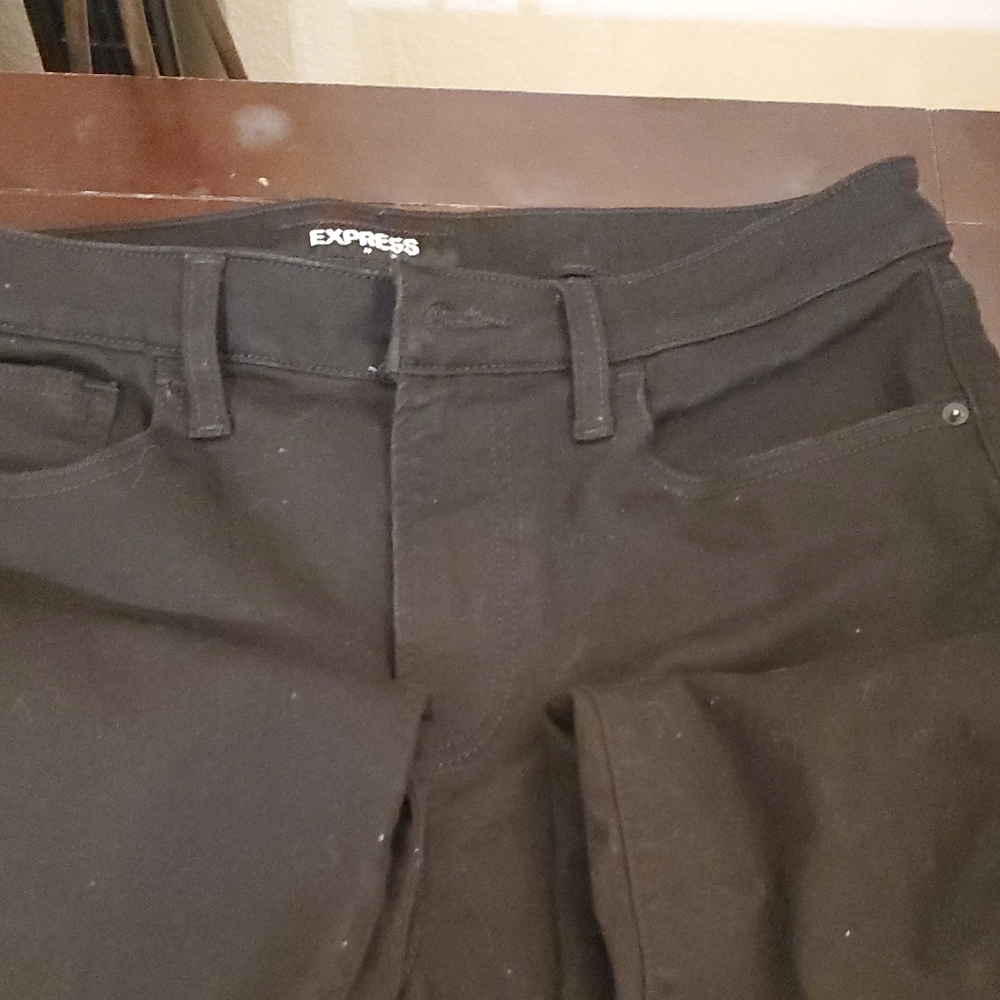 Express Men's Slim Black Jeans - Picture 1 of 6
